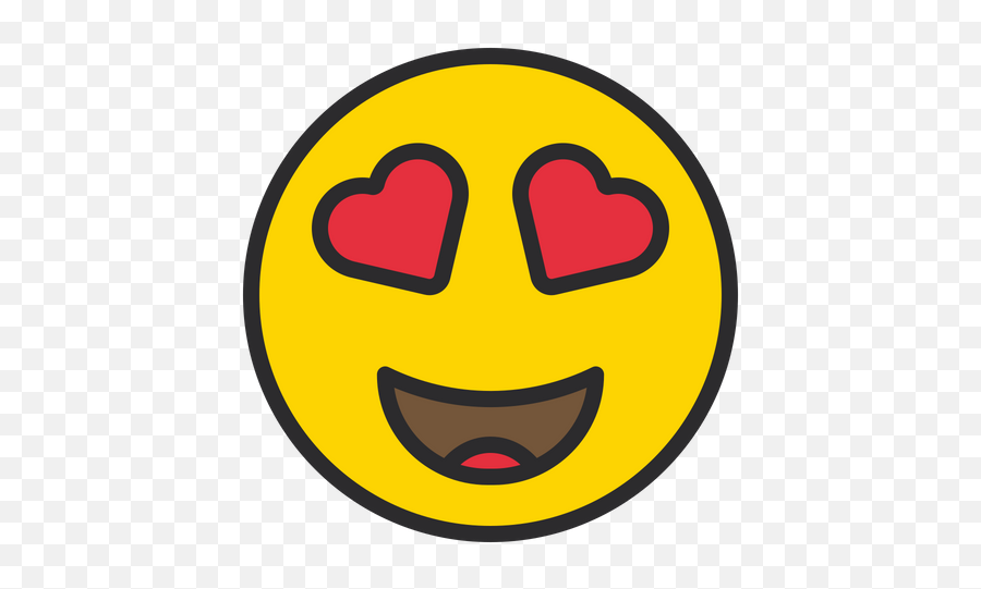 Smiling Face With Heart Eyes Emoji Icon - Happy Png,Heart Eyes Emoji Png