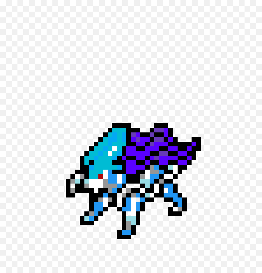 Suicune - Pixel Art Pokemon Suicune Png,Suicune Png