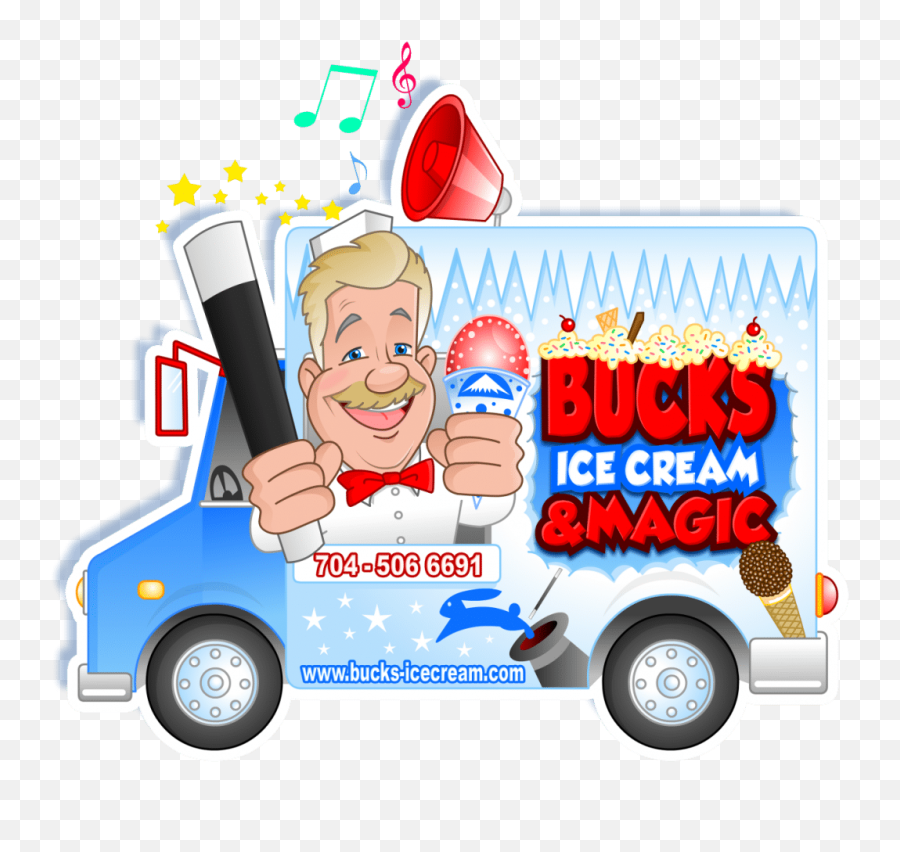 Bucks Ice Cream Truck - Bucks Ice Cream Truck Png,Ice Cream Truck Png
