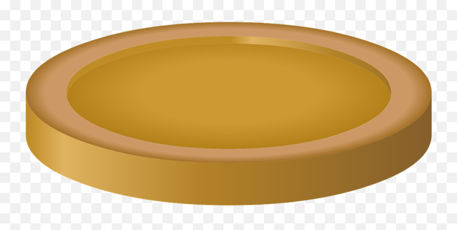 Plate Gold Coin - Free Vector Graphic On Pixabay Gold Round 3d Png,Gold Coin Png