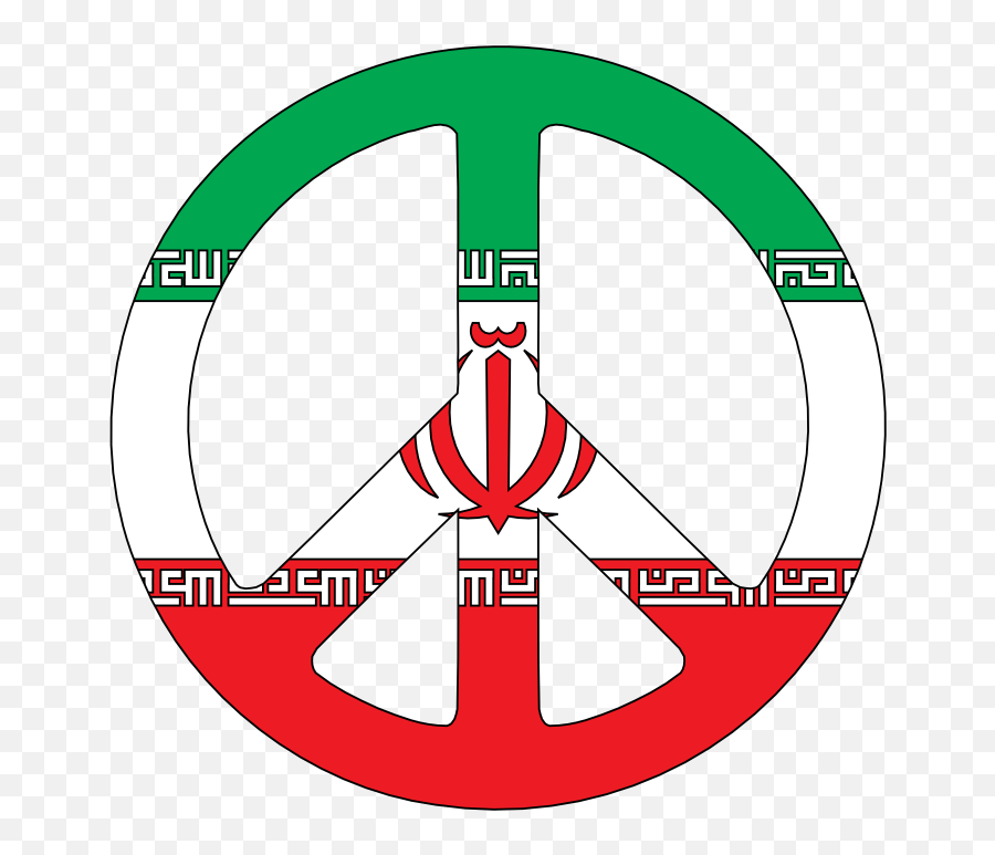 Download Scalable Vector Graphics Svg Iran Flag Peace Sign 2 - Iran Png,Iran Flag Png