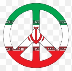 Download Scalable Vector Graphics Svg Iran Flag Peace Sign 2 - Iran Png,Iran Flag Png
