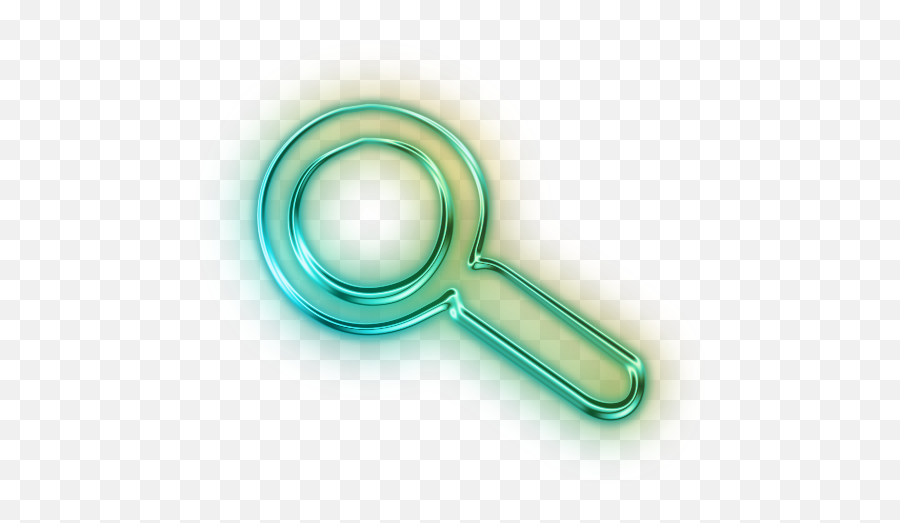 14 Green Magnifying Glass Icon Transparent Images - Neon Search Icon Png,Magnifine Glass Icon
