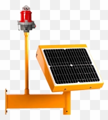 Obstruction Light Solar Power System - Flight Light Inc Vertical Png,Icon Energy Bar Light