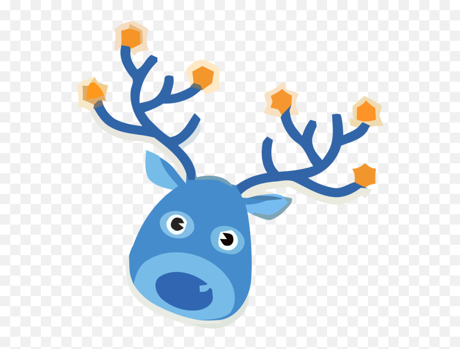 Hanukkah Deer Reindeer For Happy Song - Decorative Png,Icon Icon Song
