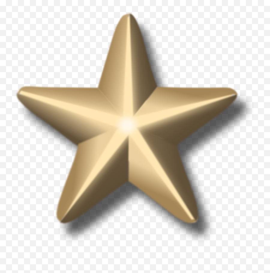 3d Stars Png 3 Image - Military Gold Star Png,Stars Png