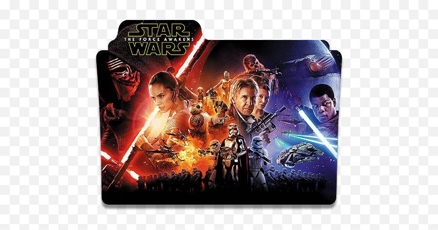 Star Wars Folder Icon - Star Wars The Force Awakens Icon Png,Action Folder Icon