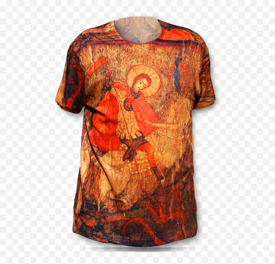 Saint George - T Shirt Saint George Png,St George Icon Dragon
