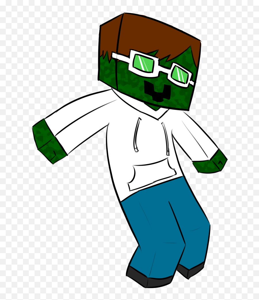 Skin Minecraft Cartoon Png Clipart - Zombie Animafo Png,Minecraft Zombie Png