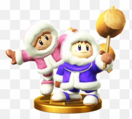 All About The Ice Climbers In Smash For 3ds Wii - Trophy U png