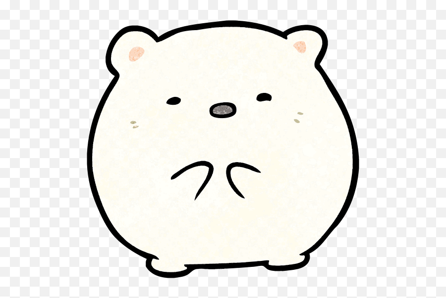 Cartoon Polar Bear Icon - Canva Dot Png,Polar Bear Icon