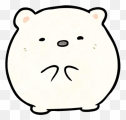 Cartoon Polar Bear Icon - Canva Dot png