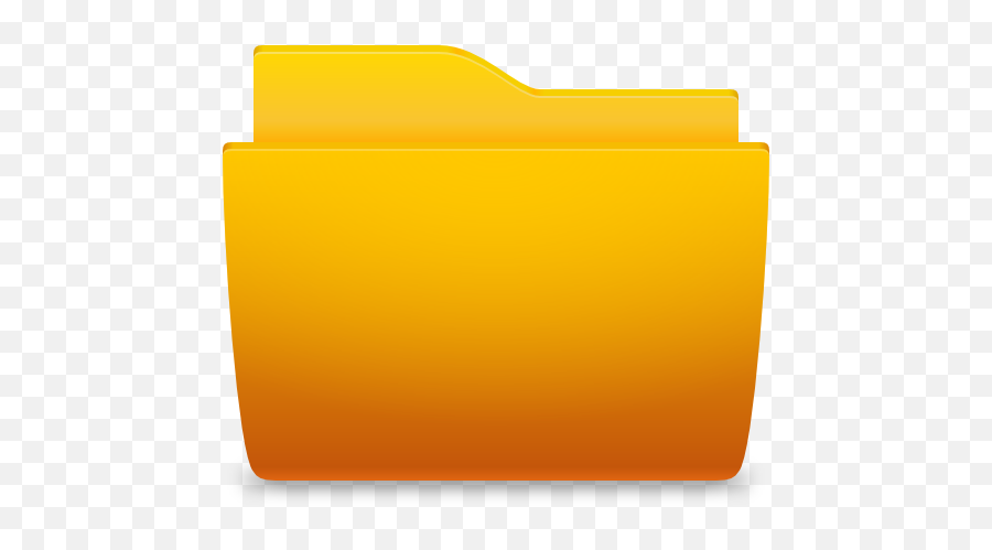 Folder Orange Icon - Orange Folder Icon Windows Png,Orange Icon Png