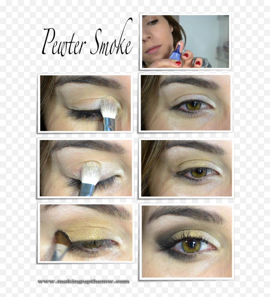 Pewter Smoke Tutorial The Daily Bailey B Bloglovinu0027 - Sparkly Png,Wet N Wild Color Icon Eyeshadow Single