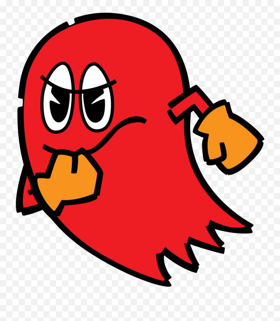 Pac Man Blinky Transparent Png - Pac Man Ghost,Pac Man Transparent Background