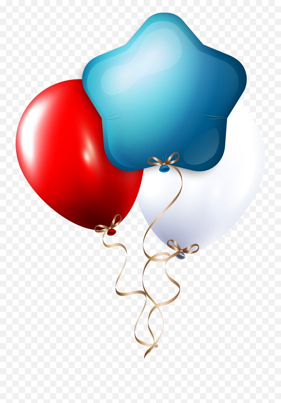 Two Balloons - Balloon Red Blue Png,White Balloons Png
