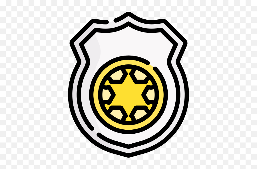 Sheriff Badge - Free Security Icons Police Logo Background Black Png,Sheriff Icon