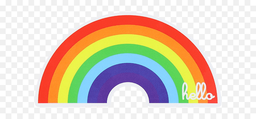 Rainbow Png Transparent - Sticker Transparent Rainbow Transparent Transparent Background Rainbow Clipart,Rainbow Transparent
