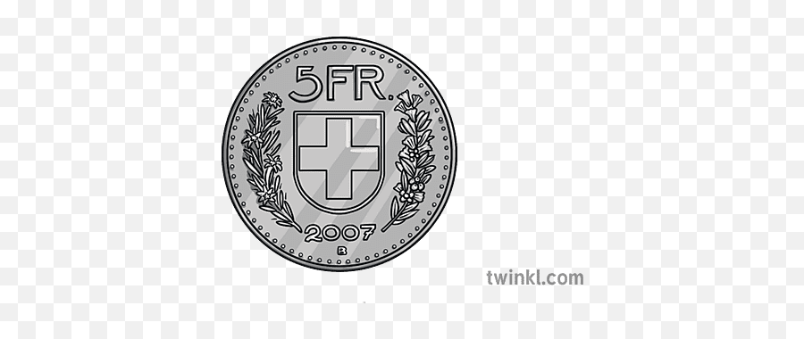 5 Swiss Francs Coin Tails Illustration - Twinkl Language Png,Tails Life Icon
