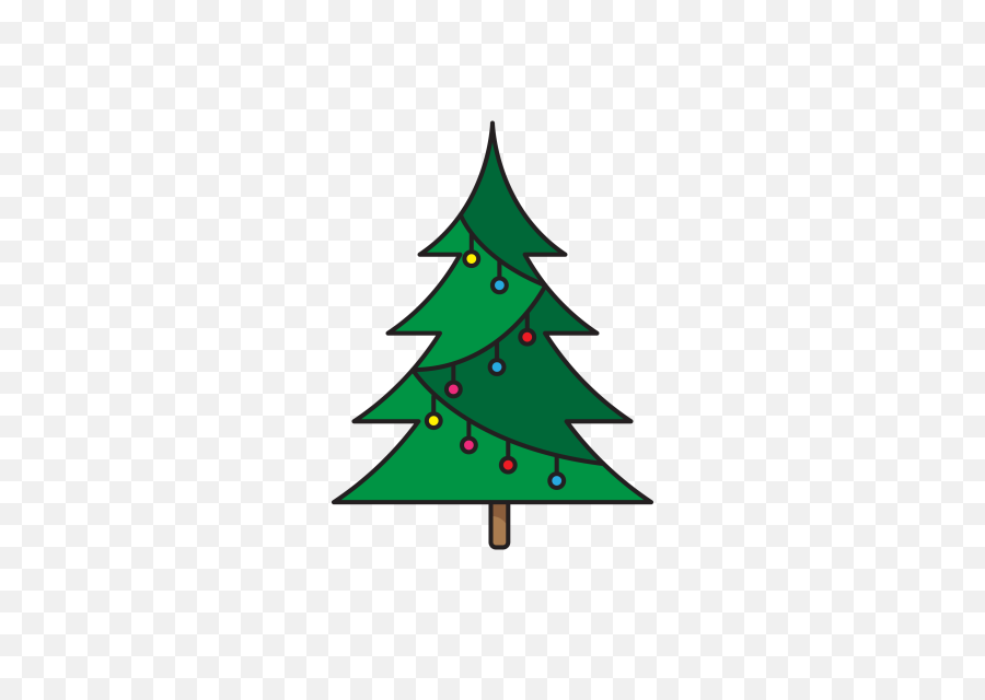 Picture - Christmas Tree Clip Art Png,Christmas Tree Vector Png