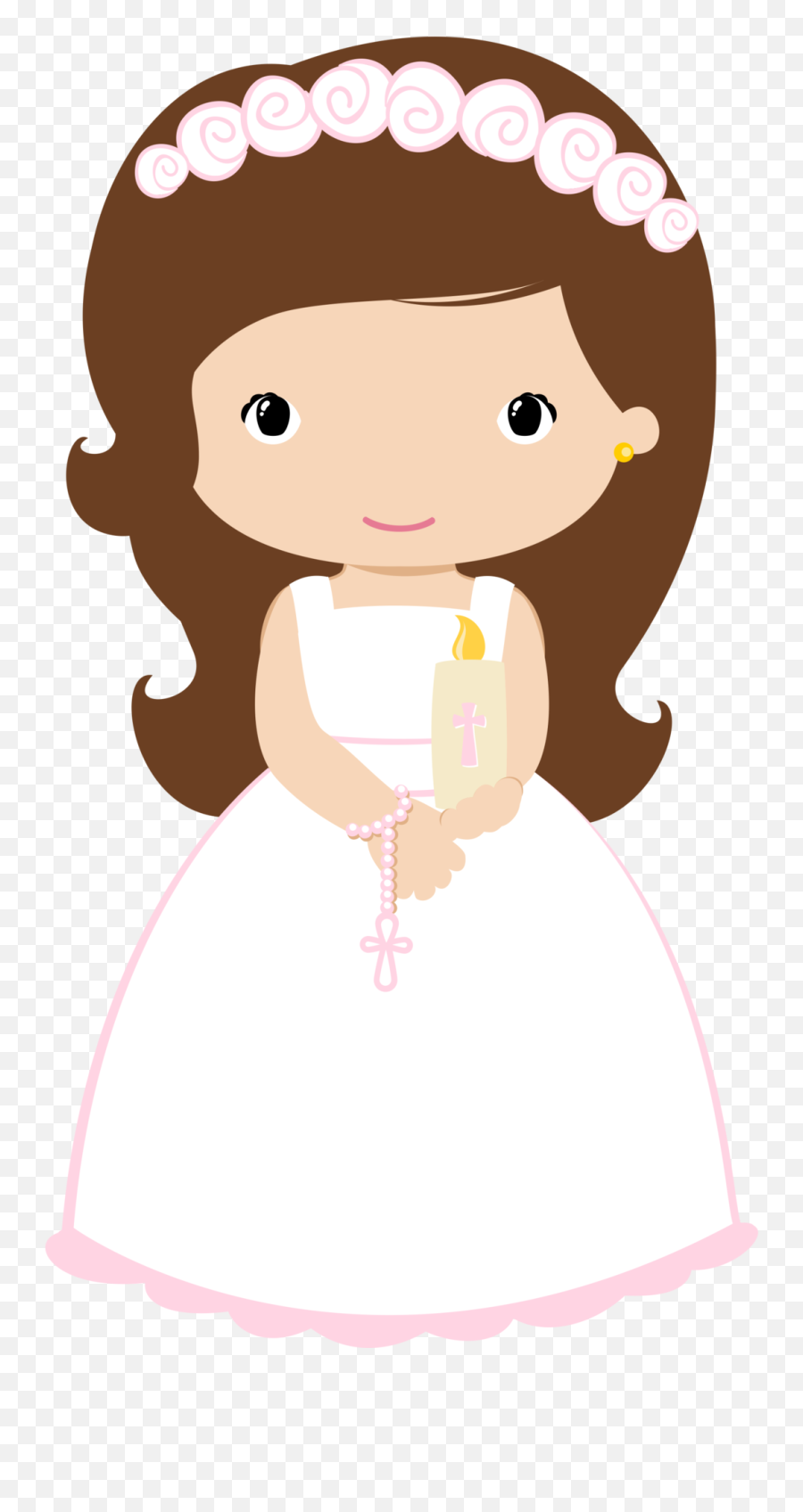 First Holy Communion Girl Clip Art Png Eucharist