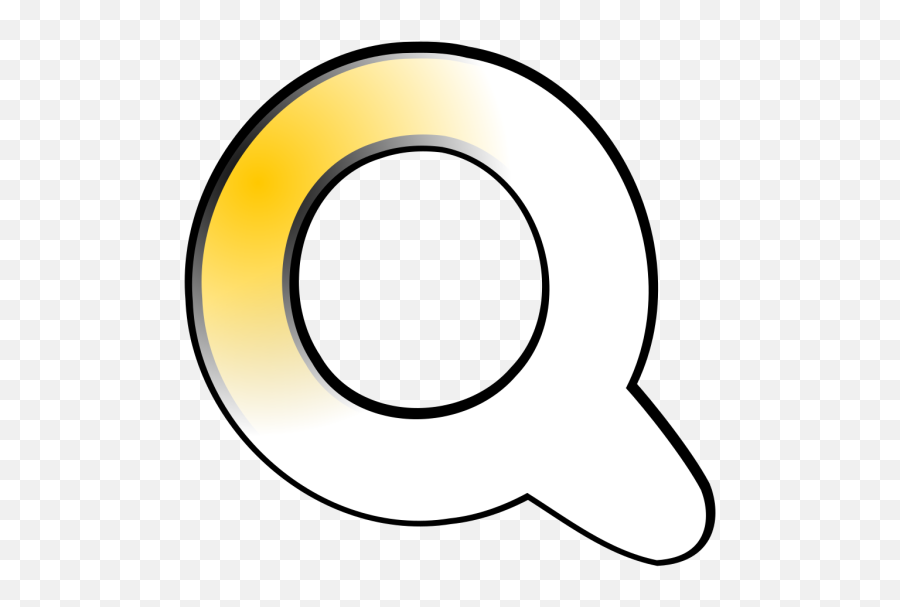 Golden Q Png Svg Clip Art For Web - Download Clip Art Png Dot,Icon Q