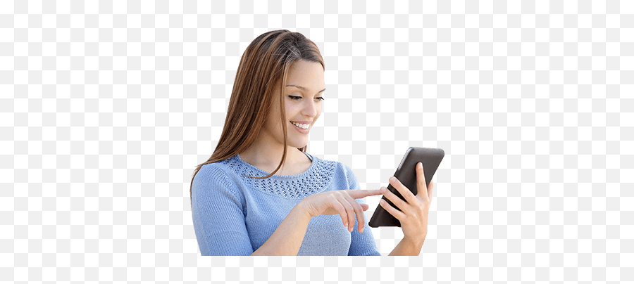 Png Free Girl - Girl With Phone Png,Cellphone Png