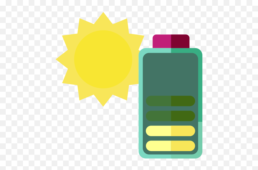 Renewable Sun Eco Ecology Solar Energy Battery Free Png Phone Icon