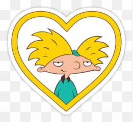 Arnold My Love Stickers By Amy Grace Redbubble - Easy Hey Arnold Drawings Png,Hey Arnold Png