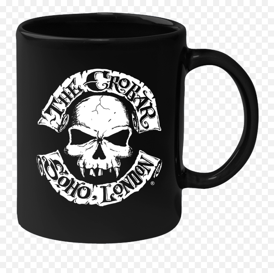 Classic Skull Logo Mug - Crobar Mug Png,Skull Logo Png