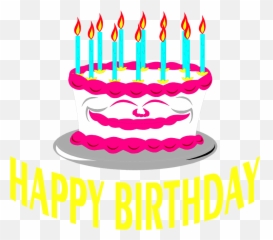 Download Cake Birthday - Png Text