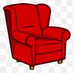 Clipart Chair Sofa Transparent Free For - Armchair Clipart Png,Sofa Transparent