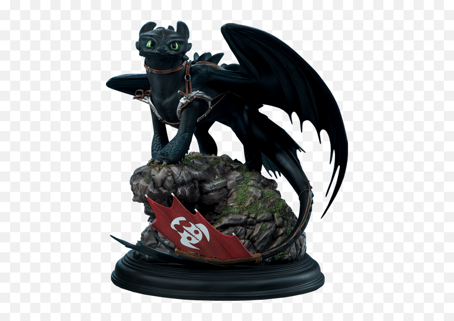 How To Train Your Dragon Toothless Statue - Train Your Dragon Toothless Figurine Png,Drogon Png