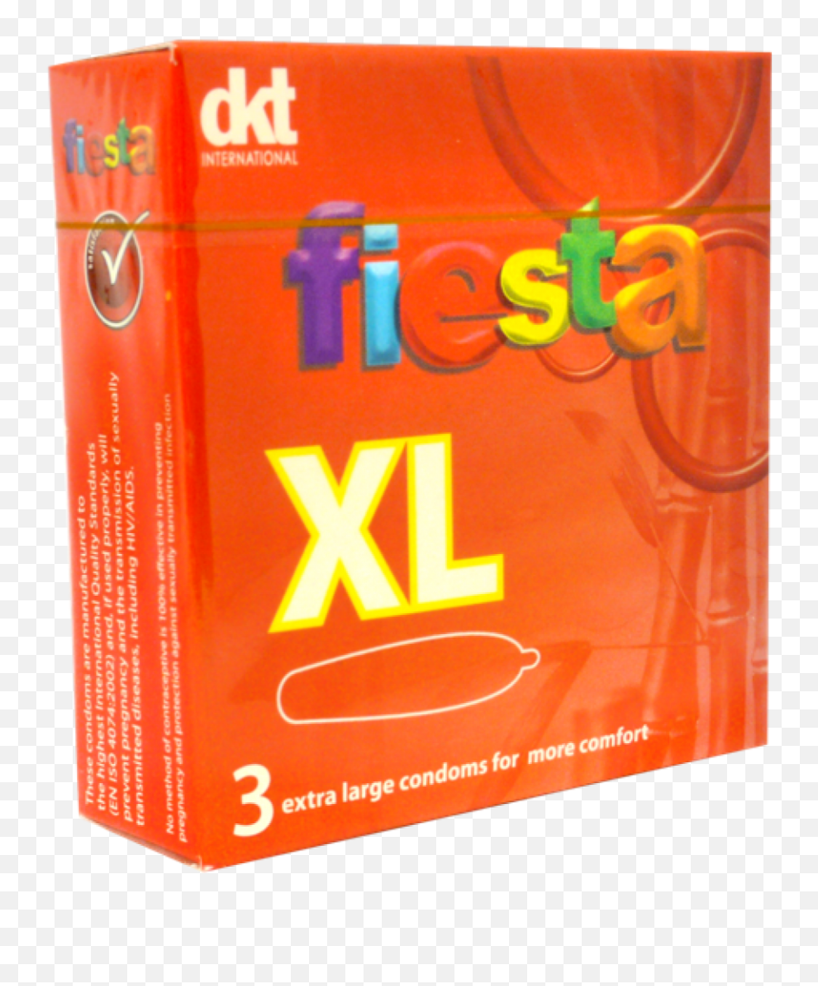 Fiesta Condom Xl Transparent Png - Box,Condom Png
