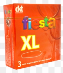 Fiesta Condom Xl Transparent Png - Box,Condom Png