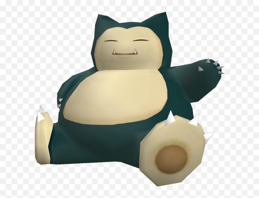 Wii - Super Smash Bros Brawl Snorlax Trophy The Models Stuffed Toy Png,Snorlax Png