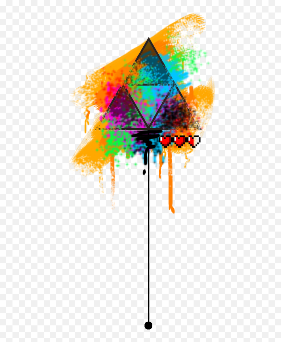 Watercolor Tattoo Design Png Images - Watercolor Background Tattoo Design,Triforce Transparent Background