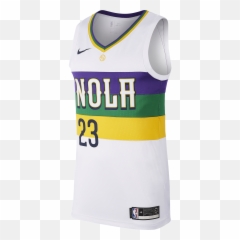 Download Hd Nike Nba New Orleans - Vest Png,Anthony Davis Png