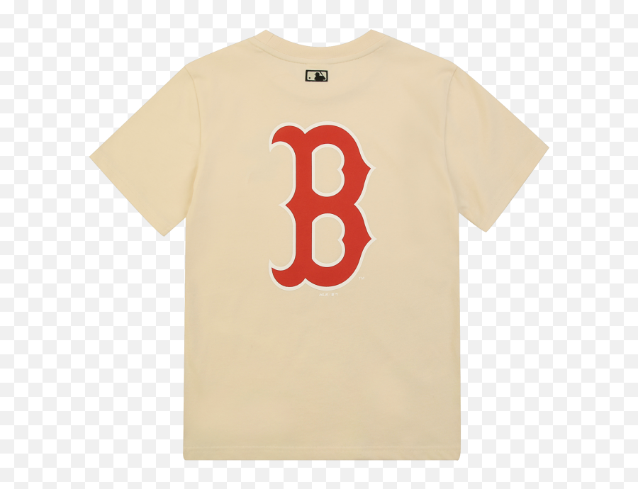 Mlb X Disney Mickey Mouse Back Big Logo T - Shirt Boston Red Number Png,Mickey Logo
