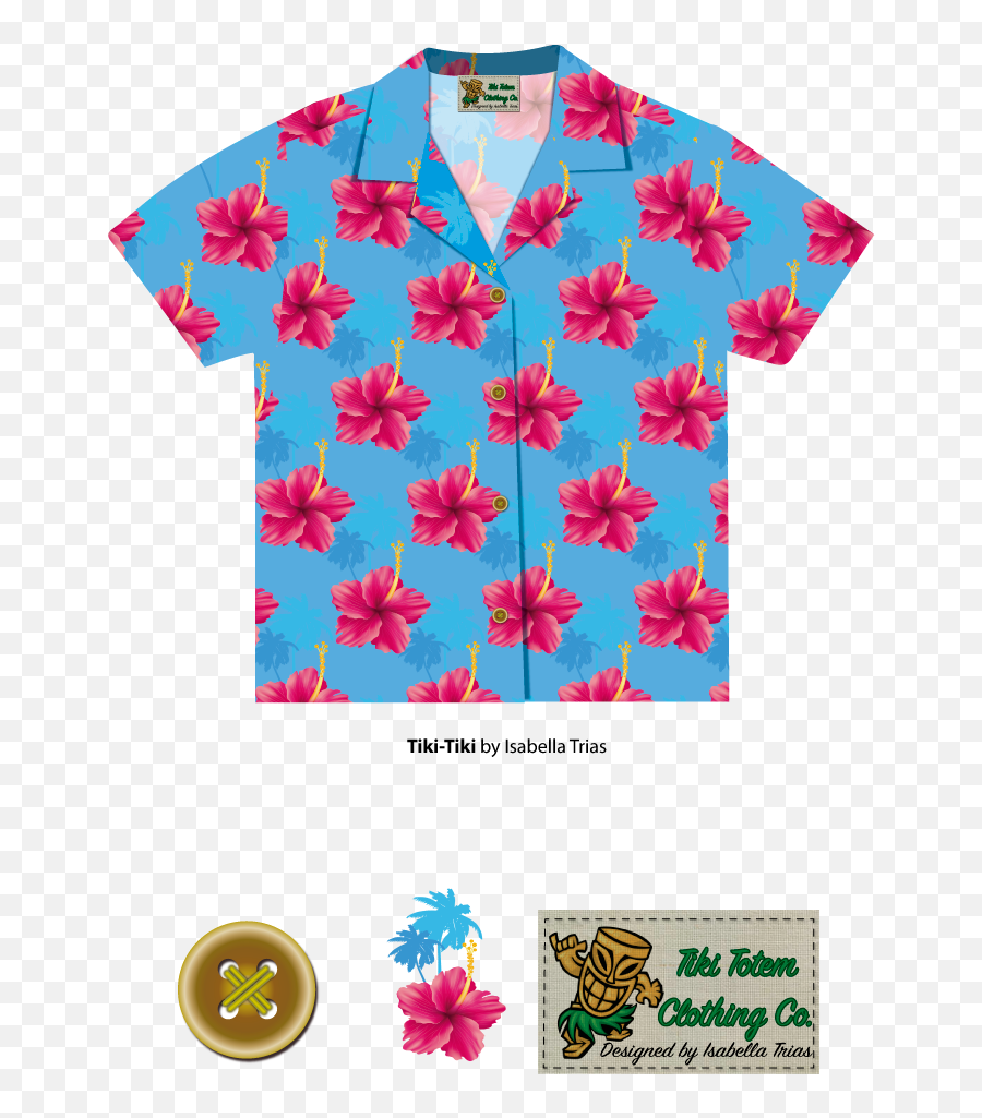 Student Hawaiian Shirt Designs - Tiki Png,Hawaiian Shirt Png
