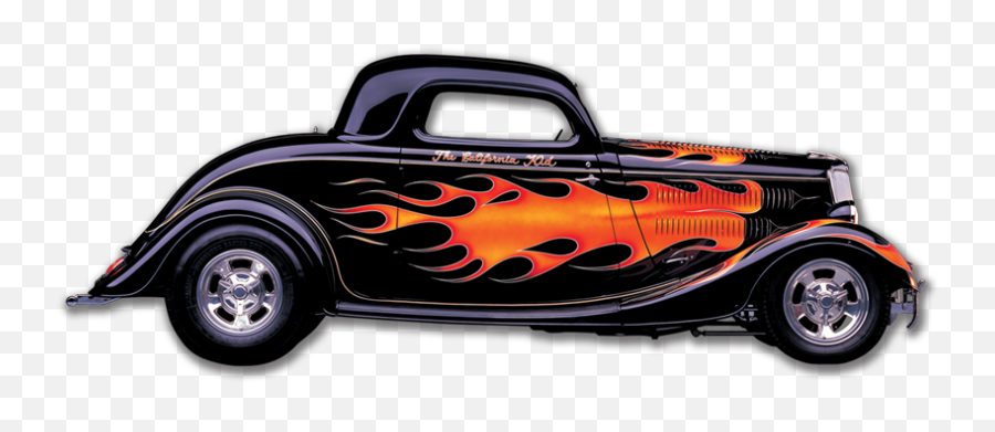 Download Hd Old Drawing Hot Rod - Hot Rod Transparent Background Png,Hot Rod Png