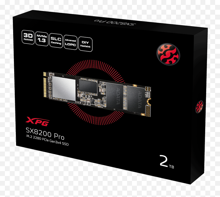 Xpg Sx8200 Pro Pcie Gen3x4 M2 2280 Solid State Drive - Xpg Sx8200 Pro M 2 Pcie Gen3x4 256gb Ssd Png,M&ms Logo