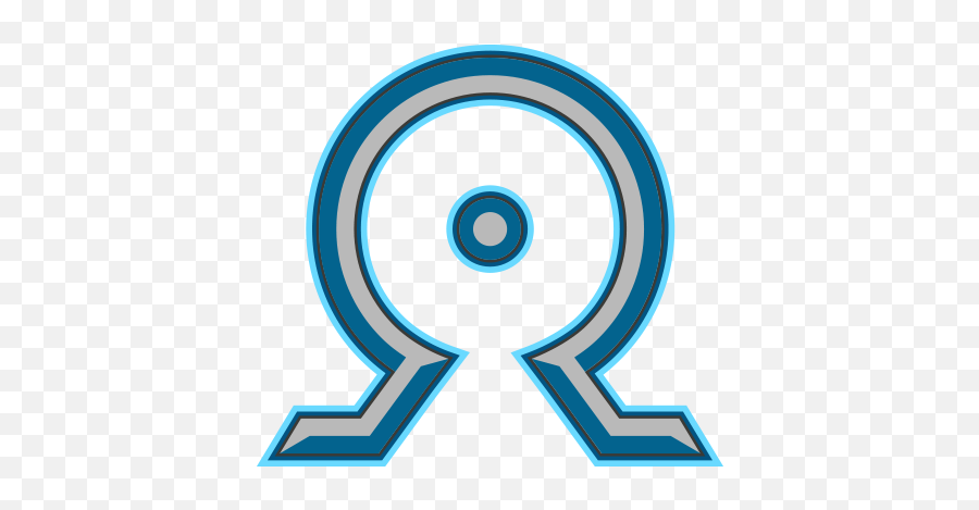 Download The Omega Focus - Omega Symbol Blue Png Png Image Circle,Omega Symbol Png