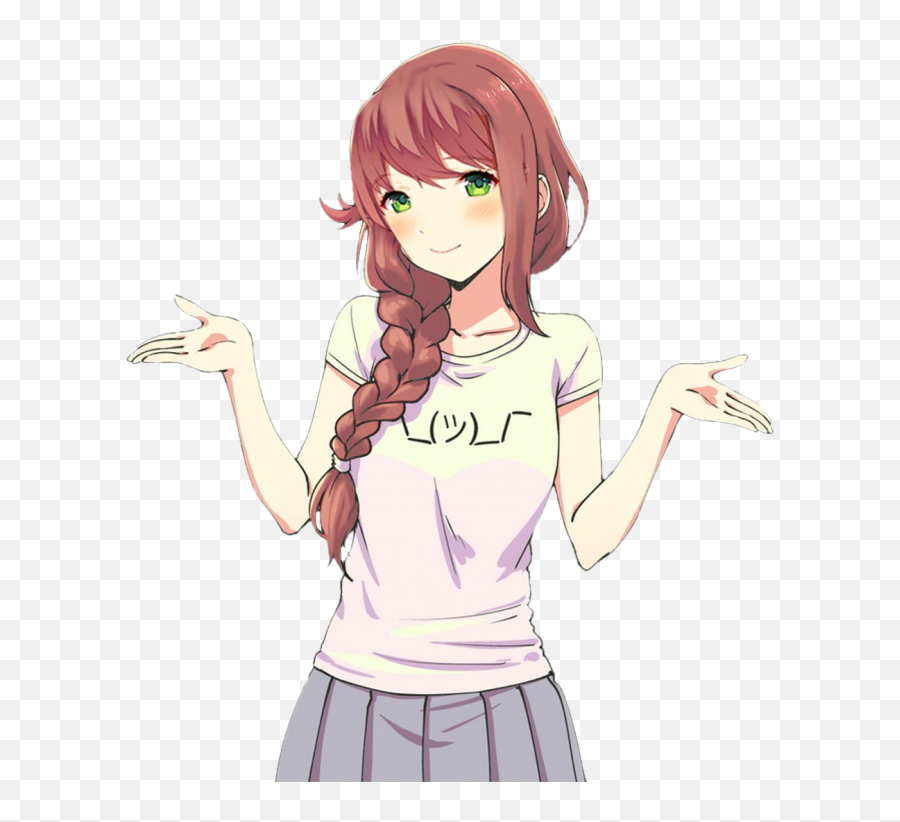 Download Ddlc Doki - Doki Luterature Club Monikassshit Monika Ddlc Png,Sayori Png