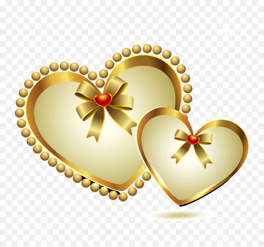 Heart - Gold Heartshaped Pattern Png Download 1027915 Gold Heart Png,Heart Pattern Png