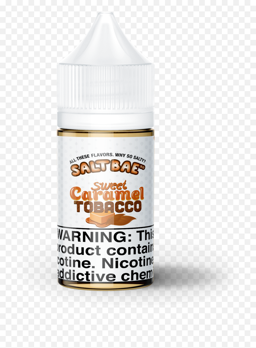 Sweet Caramel Tobacco Salt Bae Nic Juice 50mg 30ml - Baby Bottle Png,Tobacco Png