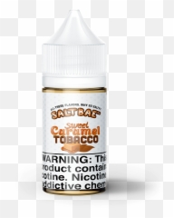 Sweet Caramel Tobacco Salt Bae Nic Juice 50mg 30ml - Baby Bottle Png,Tobacco Png