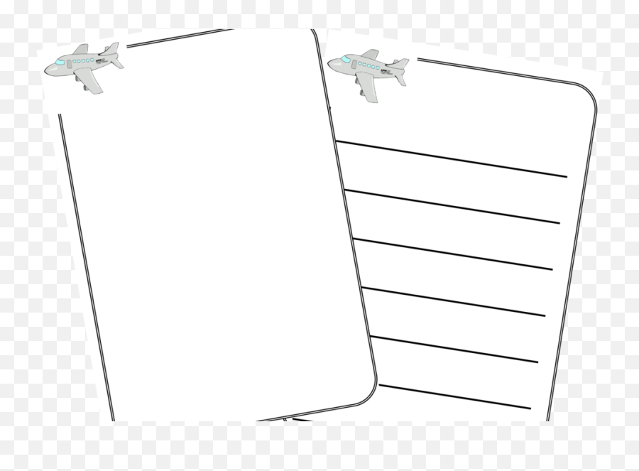 Free Aeroplanetransportholiday Writing Frame Early Years Png Holiday