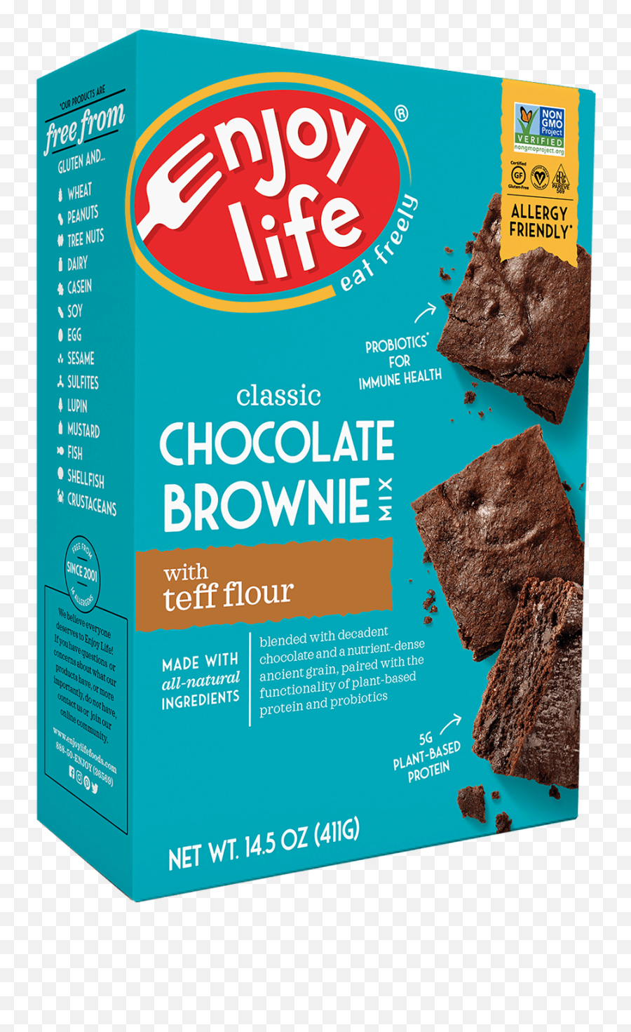 Enjoy Life Brownie Mix - Vegan Box Mix Brownies Png,Brownie Png