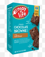 Enjoy Life Brownie Mix - Vegan Box Mix Brownies Png,Brownie Png